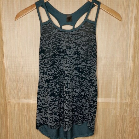 Soybu Tops - Soubu Womens Teal Burnout Athletic Tank Top Small